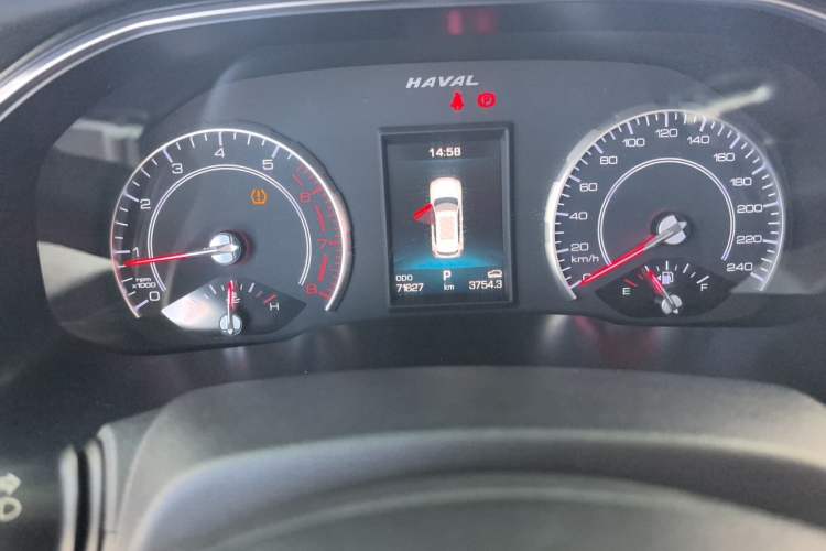Used Haval H6 2018 Blue-Label 1.5T Automatic Luxury Model Odometer Close Up