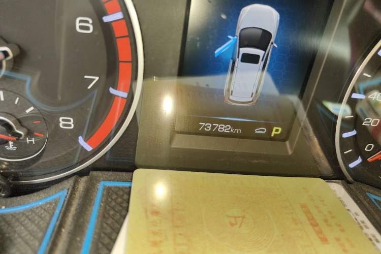 Used Haval H6 2018 Blue Label Sport Edition 1.5T Automatic Two-Wheel Drive Elite Model Odometer Close Up