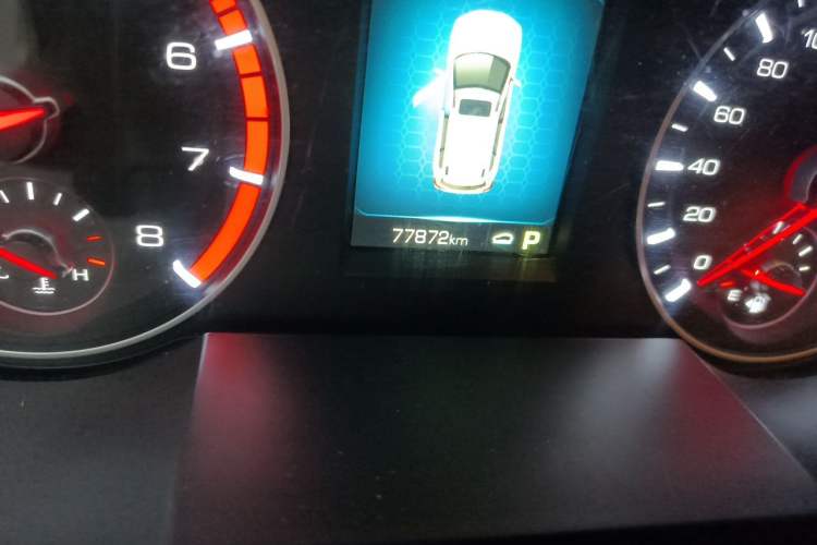 Used Haval H6 2018 Blue Label Sport Edition 1.5T Automatic Two-Wheel Drive Elite Model Odometer Close Up