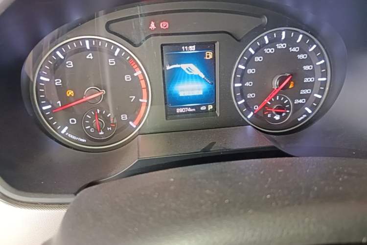 Used Haval H6 2018 Red-Label Sport Edition 1.5T Automatic Two-Wheel Drive Prestige Model Odometer Close Up