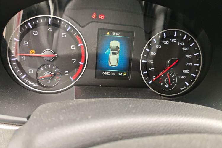 Used Haval H6 2018 Red-Label Sport Edition 1.5T Automatic Two-Wheel Drive Elite Model Odometer Close Up