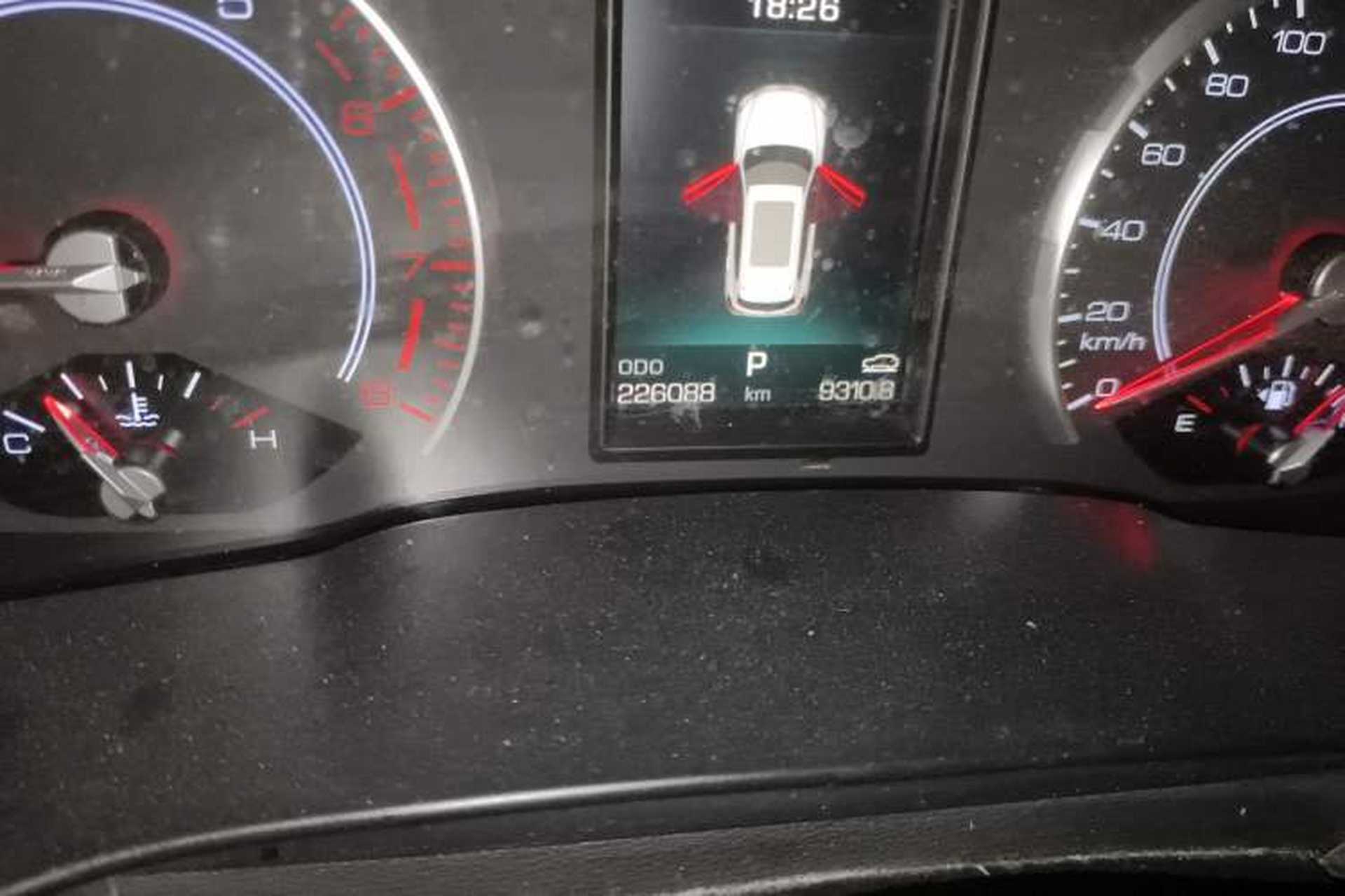 Used Haval H6 2018 Blue Label 2.0T Automatic Luxury Model Odometer Close Up