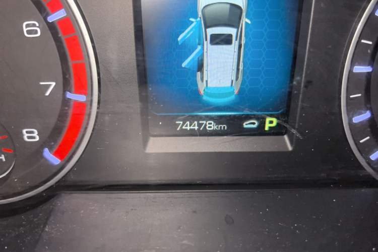 Used Haval H6 2018 Red-Label Sport Edition 1.5T Automatic Two-Wheel Drive Elite Model Odometer Close Up