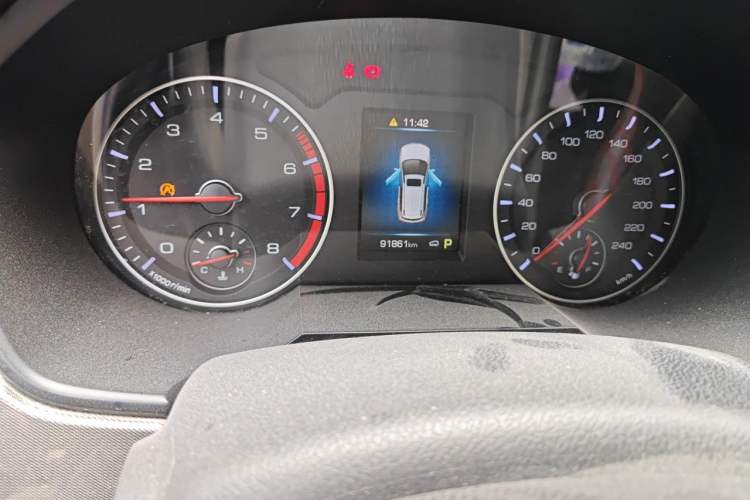 Used Haval H6 2018 Red-Label Sport Edition 1.5T Automatic Two-Wheel Drive Elite Model Odometer Close Up