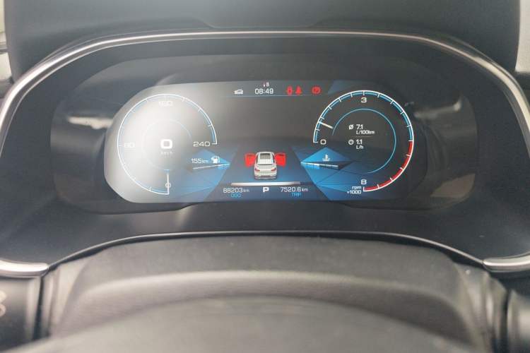 Used Haval H6 2018 Red-Label 1.5T Automatic Ultra-Luxury Model Odometer Close Up