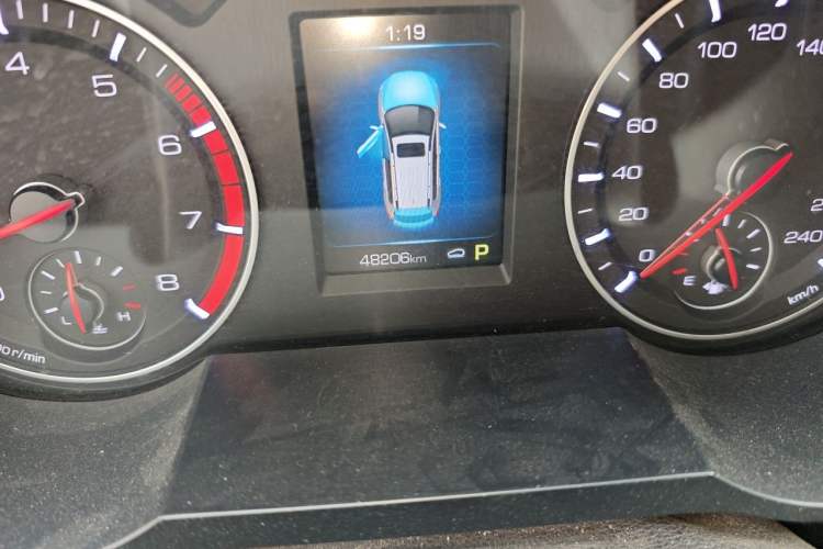 Used Haval H6 2018 Red-Label Sport Edition 1.5T Automatic Two-Wheel Drive Elite Model Odometer Close Up
