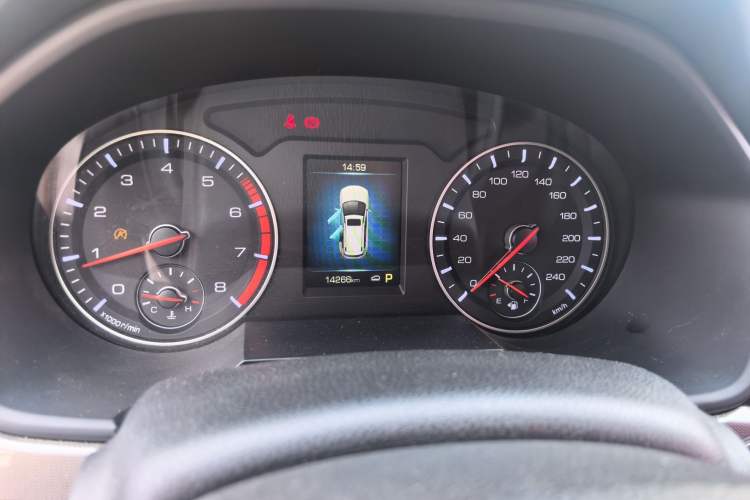 Used Haval H6 2018 Blue Label Sport Edition 1.5T Automatic Two-Wheel Drive Elite Model Odometer Close Up