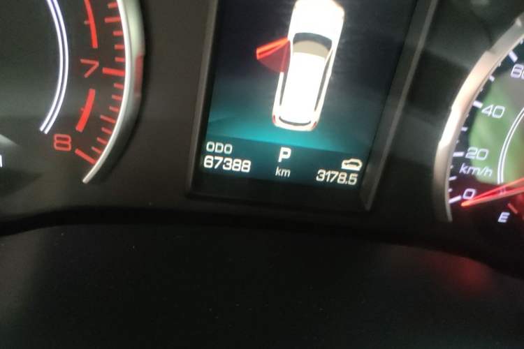Used Haval H6 2018 Red-Label 1.5T Automatic Luxury Model Odometer Close Up