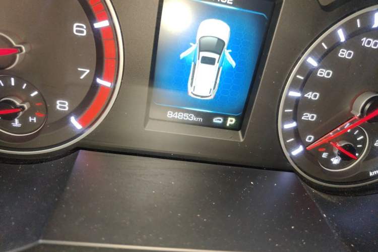 Used Haval H6 2018 Red-Label Sport Edition 1.5T Automatic Two-Wheel Drive Elite Model Odometer Close Up
