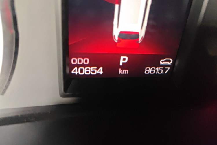 Used Haval H6 2018 Red-Label 1.5T Automatic Luxury Model Odometer Close Up