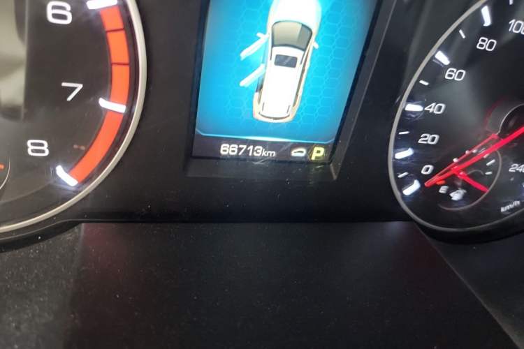 Used Haval H6 2018 Red-Label Sport Edition 1.5T Automatic Two-Wheel Drive Elite Model Odometer Close Up