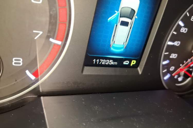 Used Haval H6 2018 Blue Label Sport Edition 1.5T Automatic Two-Wheel Drive Elite Model Odometer Close Up