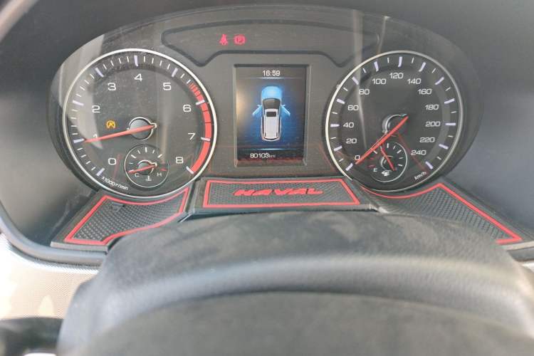 Used Haval H6 2018 Red-Label Sport Version 1.5T Manual Two-Wheel Drive Elite Model Odometer Close Up