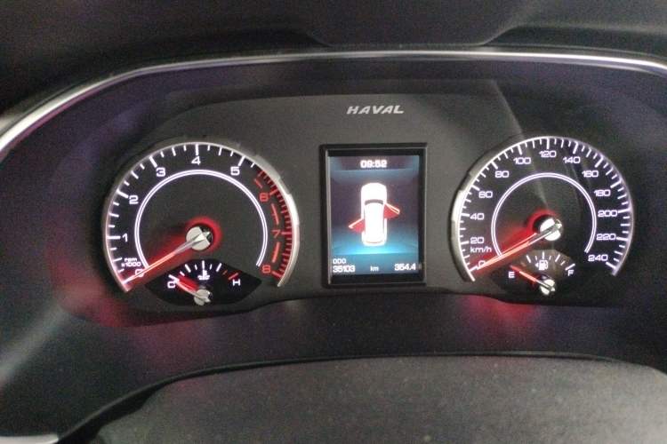Used Haval H6 2019 Blue Label 1.5 GDIT Automatic Champion Edition Odometer Close Up