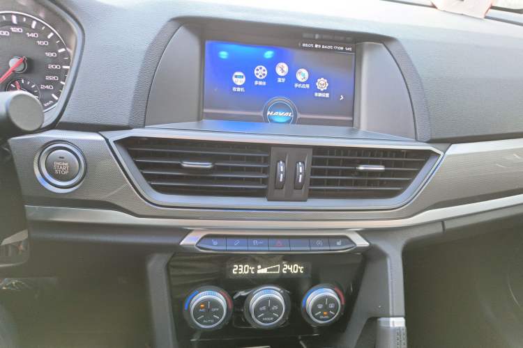 Used Haval H6 2019 Sport Edition 1.5T Automatic Two-Wheel Drive Elite Model China VI Audio And AC Panel