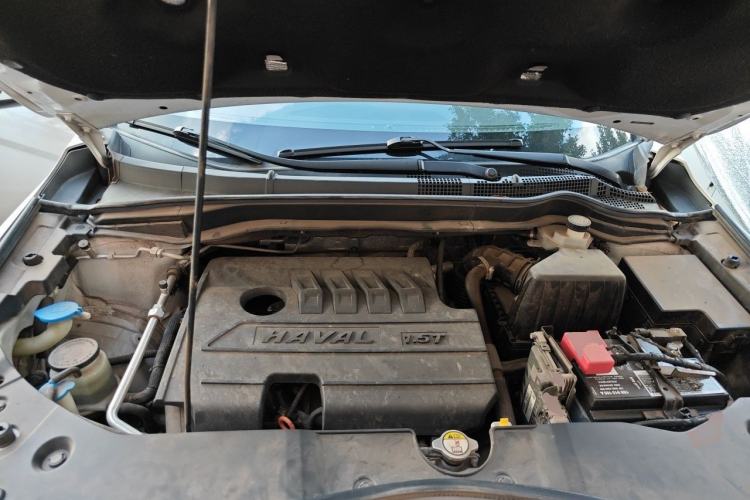 Used Haval H6 2019 Sport Edition 1.5T Automatic Two-Wheel Drive Elite Model China VI Engine Bay