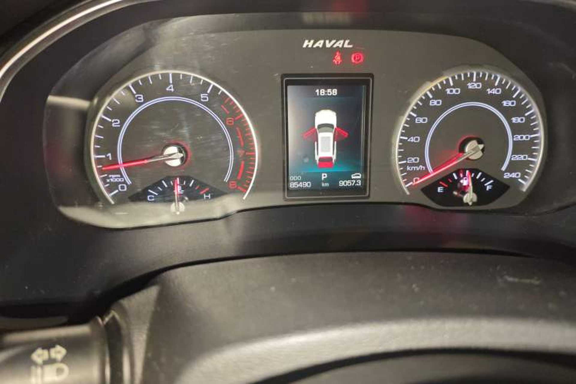 Used Haval H6 2019 Red Label 2.0 GDIT Automatic Luxury Smart Connectivity Edition Odometer Close Up