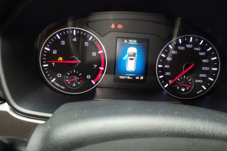 Used Haval H6 2019 Sport Edition 1.5T Automatic Two-Wheel Drive Elite Model China VI Odometer Close Up