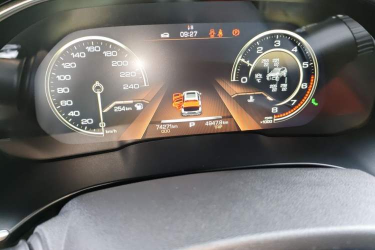 Used Haval H6 2020 2.0 GDIT Automatic GT Power Edition Odometer Close Up