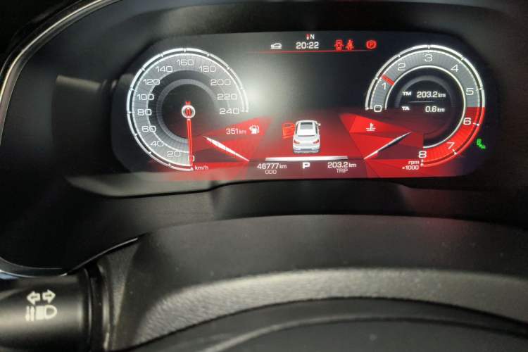 Used Haval H6 2020 1.5 GDIT Automatic Platinum Luxury Edition Odometer Close Up