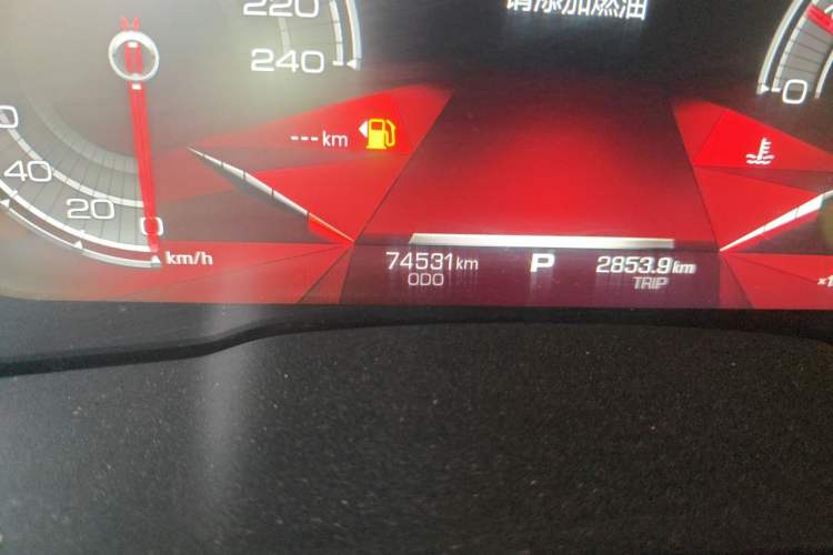 Used Haval H6 2020 1.5 GDIT Automatic Platinum Luxury Edition Odometer Close Up