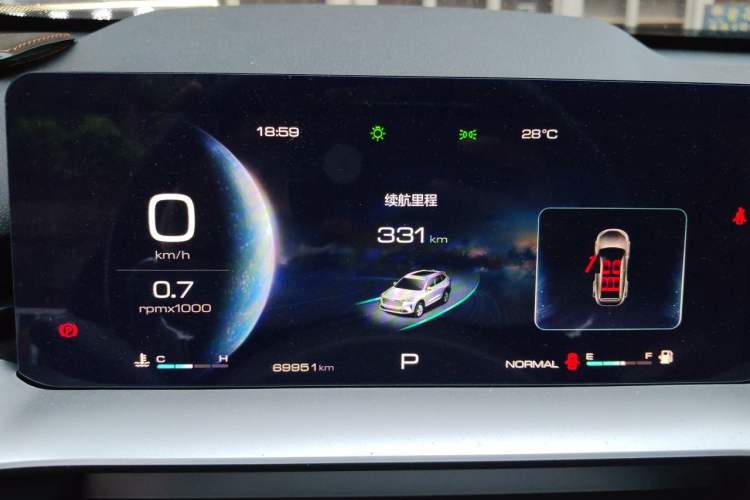 Used Haval H6 2021 3rd Generation 1.5T Automatic Two-Wheel Drive Pro Instrument Cluster