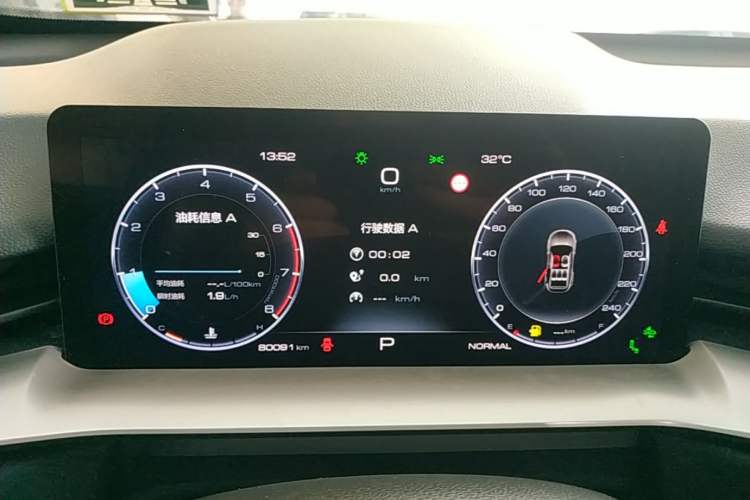 Used Haval H6 2021 3rd Generation 1.5T Automatic Two-Wheel Drive Max Instrument Cluster