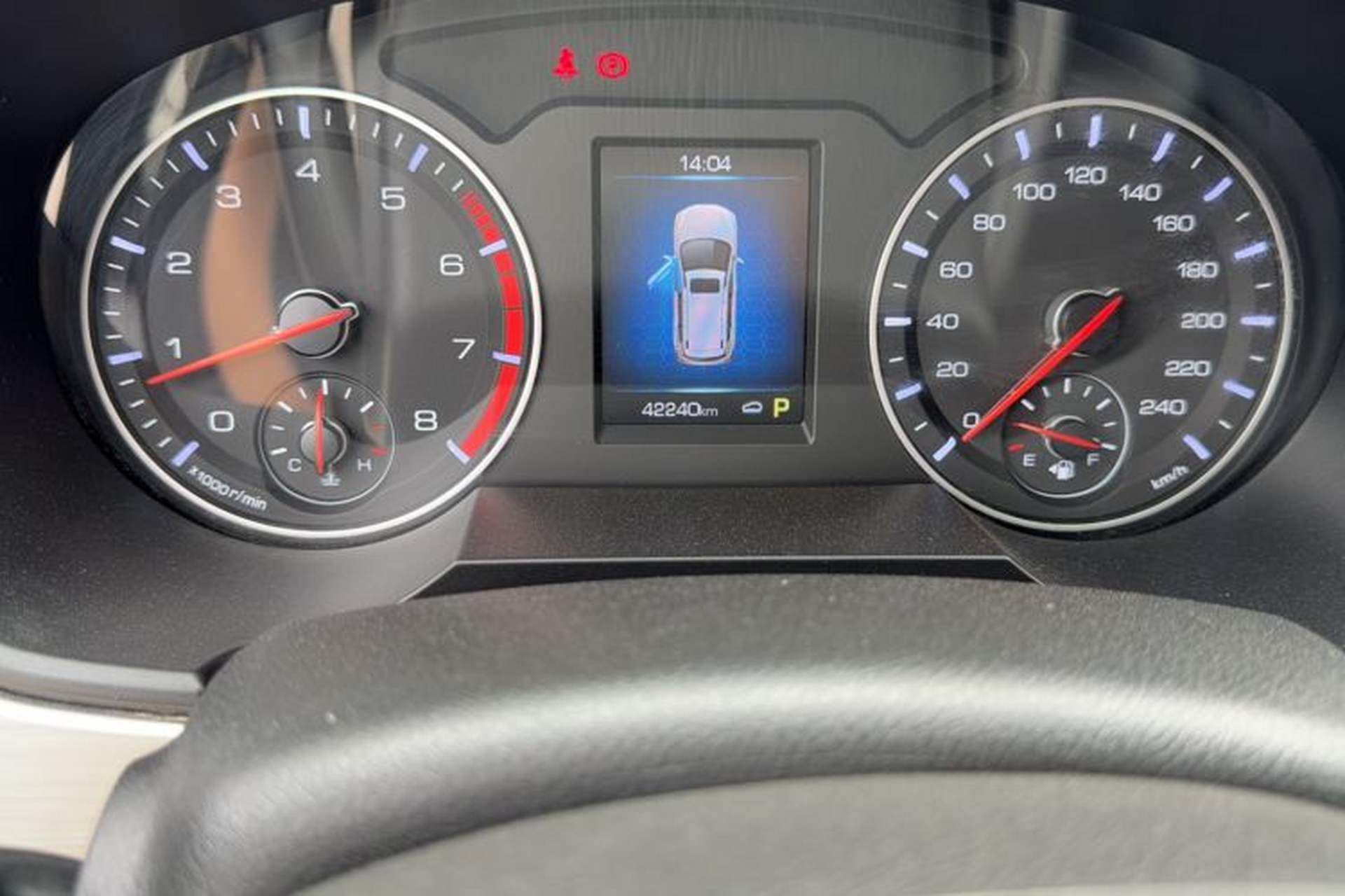 Used Haval H6 2021 Sport Edition 1.5T Automatic Elite Smart Connectivity Model with Hexagonal Grille Odometer Close Up