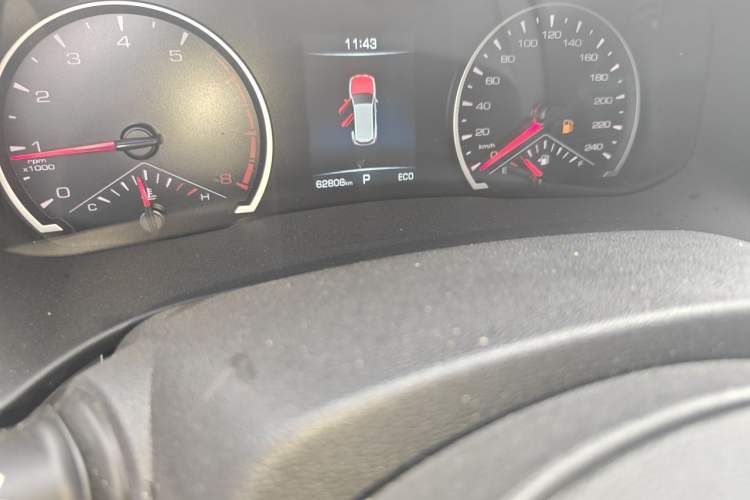 Used Haval H6 2021 National Trend Edition 1.5T Automatic Urban Version Odometer Close Up