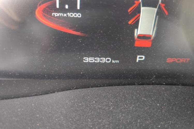 Used Haval H6 2021 National Trend Edition 1.5T Automatic Champion Version Odometer Close Up