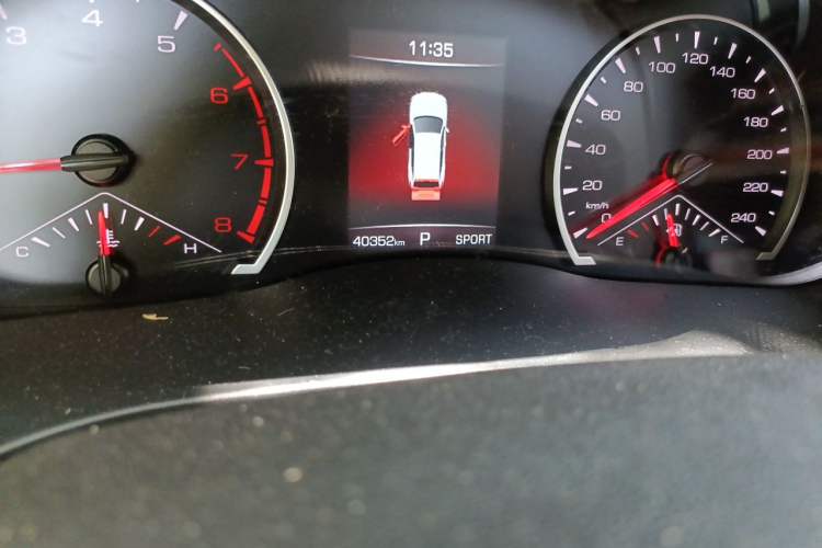 Used Haval H6 2021 National Trend Edition 1.5T Automatic Urban Version Odometer Close Up