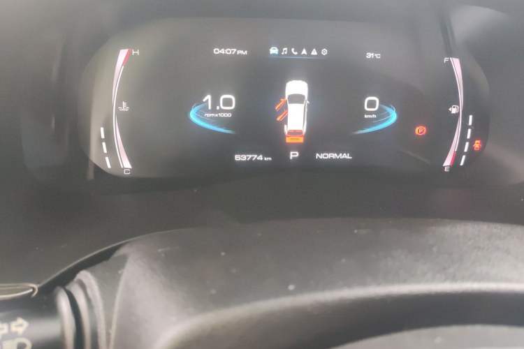 Used Haval H6 2021 National Trend Edition 1.5T Automatic Champion Version Odometer Close Up