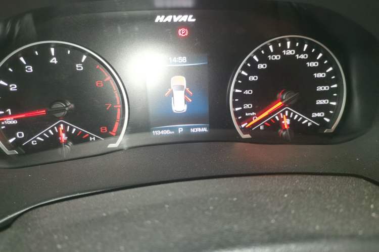 Used Haval H6 2021 National Trend Edition 1.5T Automatic Urban Version Odometer Close Up