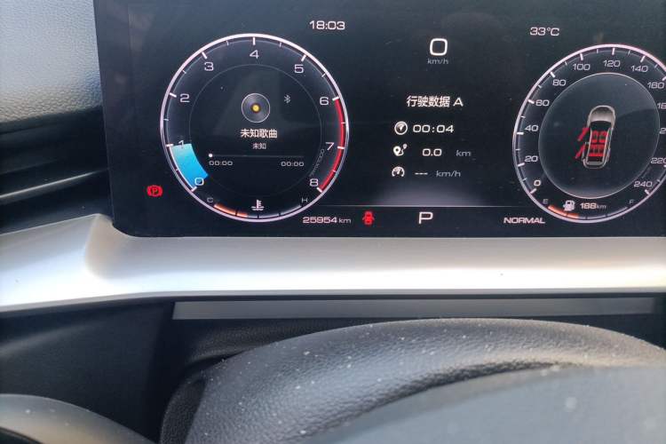Used Haval H6 2021 3rd Generation 1.5T Automatic Two-Wheel Drive Pro Odometer Close Up
