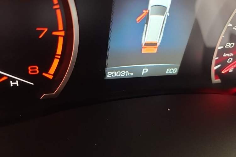 Used Haval H6 2021 National Trend Edition 1.5T Automatic Urban Version Odometer Close Up