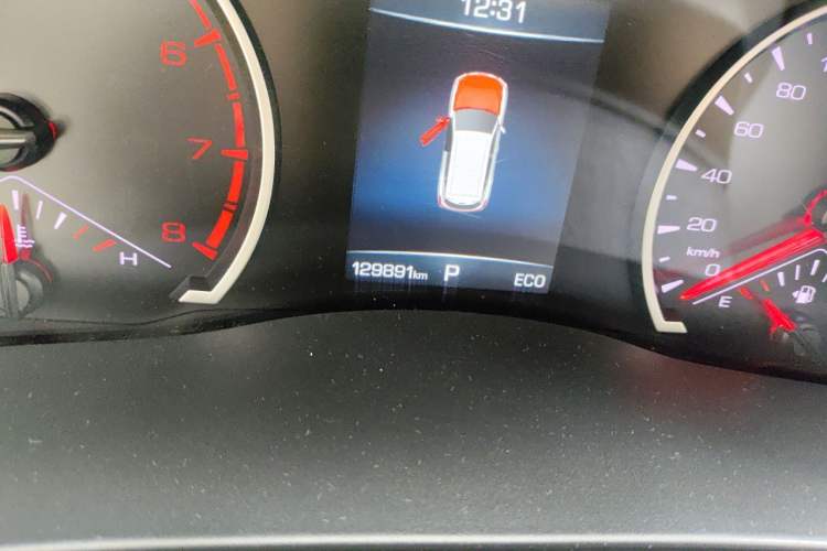 Used Haval H6 2021 National Trend Edition 1.5T Automatic Urban Version Odometer Close Up