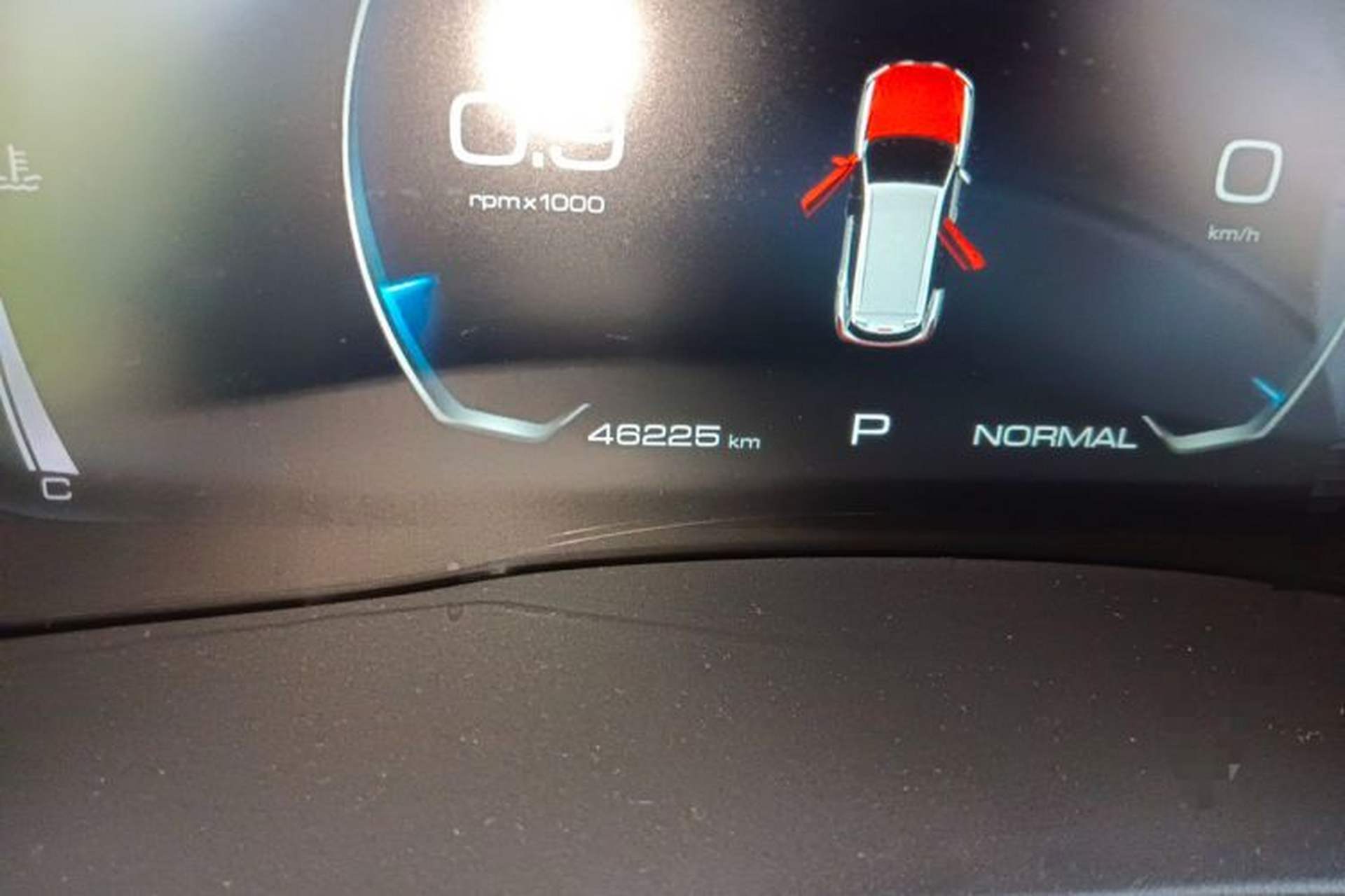 Used Haval H6 2021 National Trend Edition 1.5T Automatic Champion Version Odometer Close Up