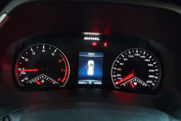 Used Haval H6 2021 National Trend Edition 1.5T Automatic Urban Version Odometer Close Up