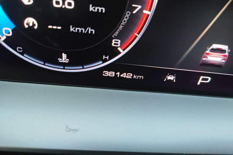 Used Haval H6 2021 3rd Generation 1.5T Automatic Two-Wheel Drive Supreme+ Odometer Close Up