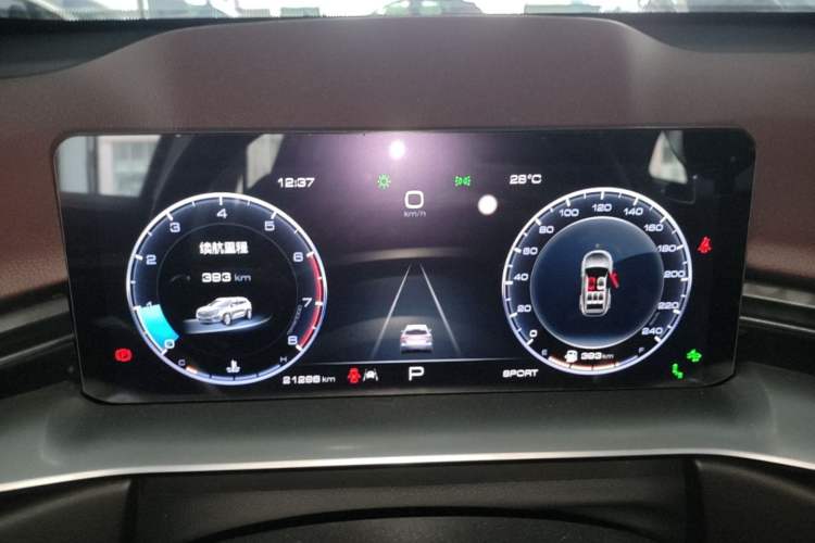 Used Haval H6 2021 3rd Generation 1.5T Automatic Two-Wheel Drive Supreme+ Instrument Cluster