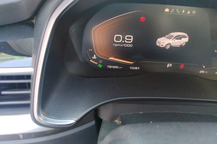 Used Haval H6 2021 National Trend Edition 1.5 GDIT Automatic Luxury Version Odometer Close Up