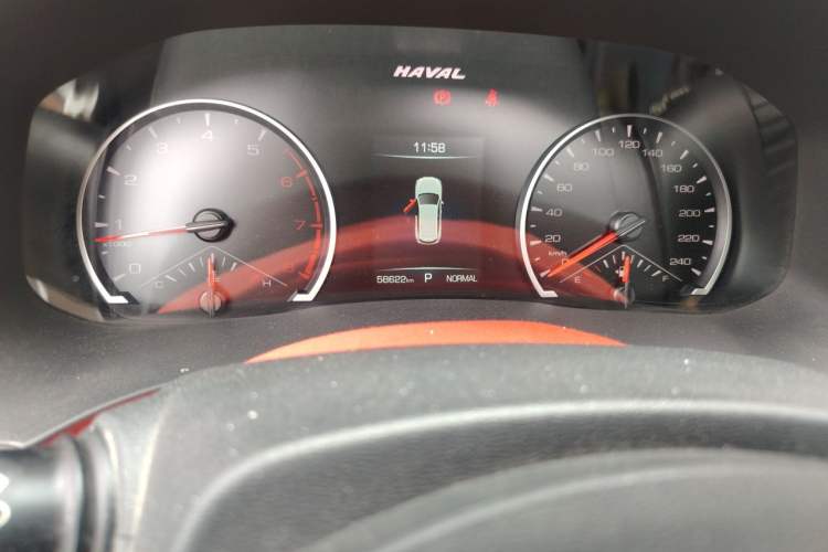 Used Haval H6 2021 National Trend Edition 1.5T Automatic Urban Version Odometer Close Up