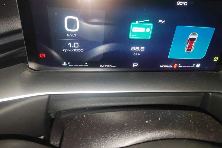 Used Haval H6 2021 3rd Generation 1.5T Automatic Two-Wheel Drive Pro Odometer Close Up