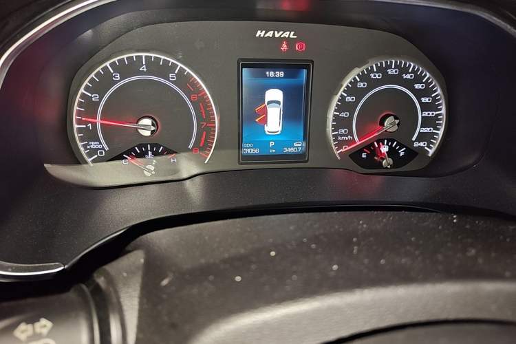 Used Haval H6 2021 1.5T Automatic Champion Edition Odometer Close Up