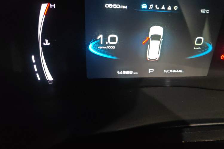 Used Haval H6 2021 China Trend Edition 1.5 GDIT Automatic Champion Version Odometer Close Up