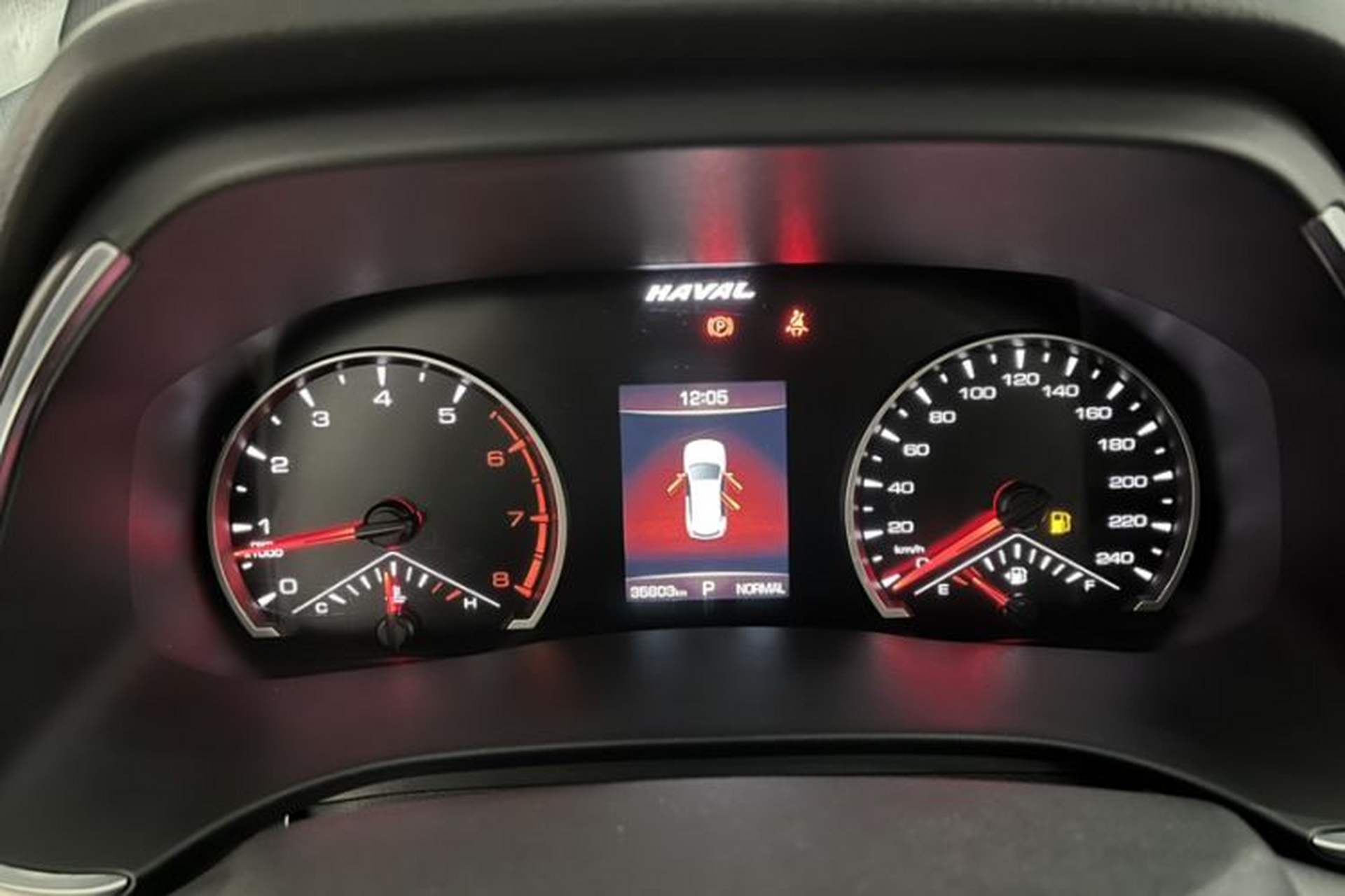 Used Haval H6 2021 National Trend Edition 1.5T Automatic Urban Version Odometer Close Up