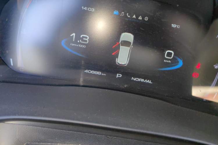 Used Haval H6 2021 National Trend Edition 1.5T Automatic Champion Version Odometer Close Up