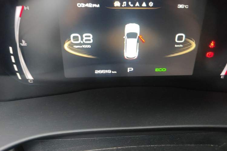 Used Haval H6 2021 China Trend Edition 1.5 GDIT Automatic Champion Version Odometer Close Up