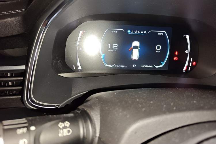 Used Haval H6 2021 China Trend Edition 1.5 GDIT Automatic Champion Version Odometer Close Up