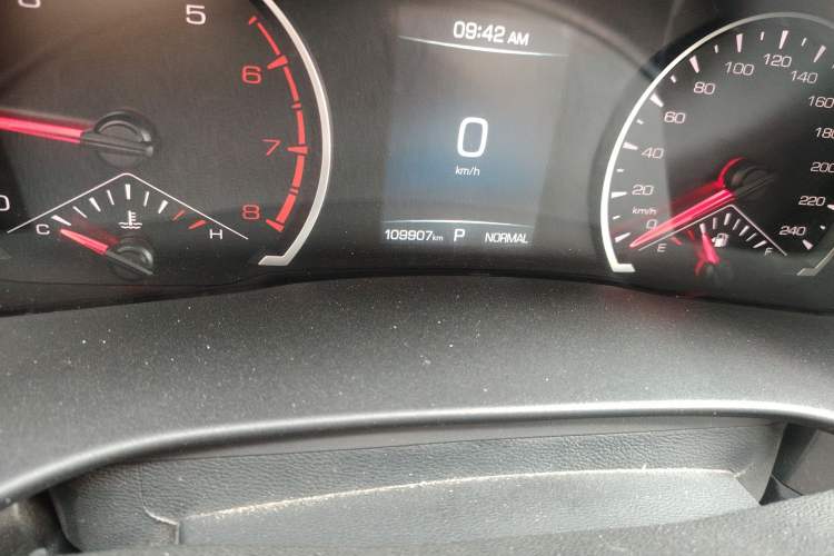 Used Haval H6 2021 National Trend Edition 1.5T Automatic Urban Version Odometer Close Up
